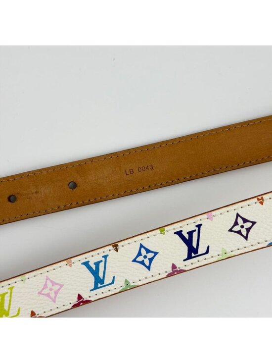 Louis Vuitton Monogram Multicolor Ceinture Belt Vintage